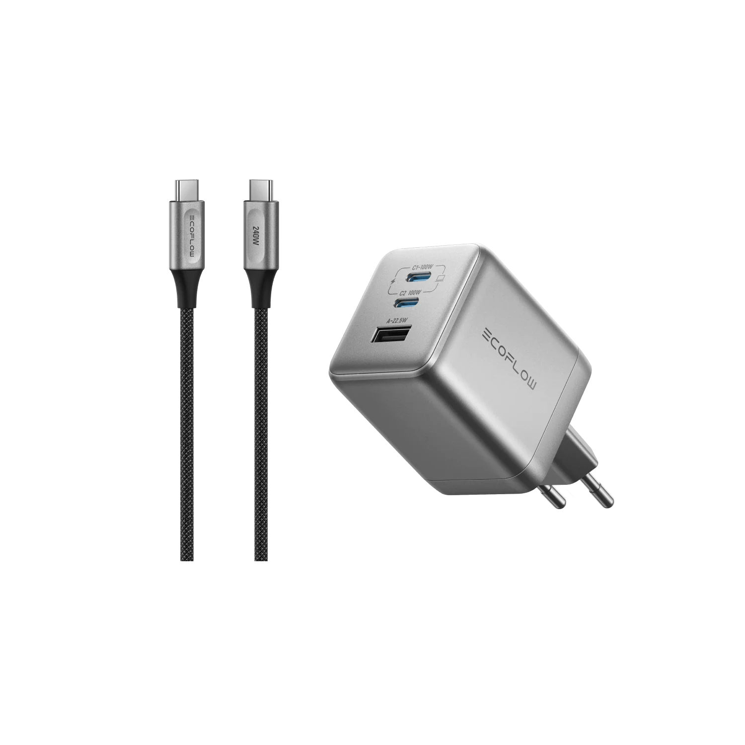 Carregador EcoFlow RAPID Pro (100W, 3 Portas, GaN) - Image 2