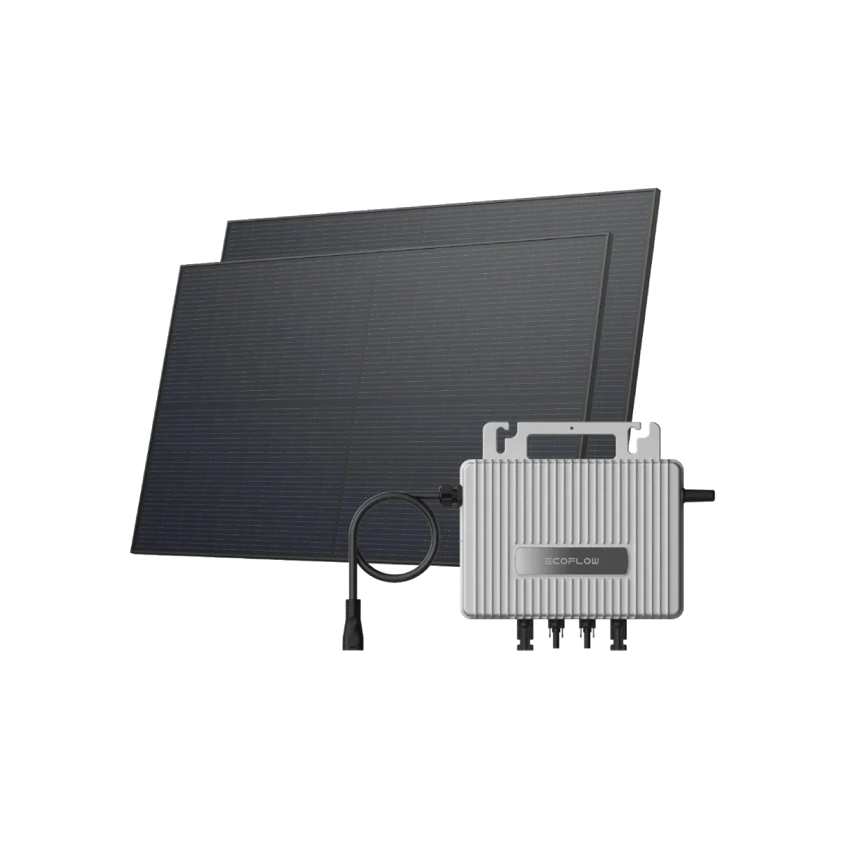 Microinversor EcoFlow STREAM 800W + 2x Painel Solar de 450W