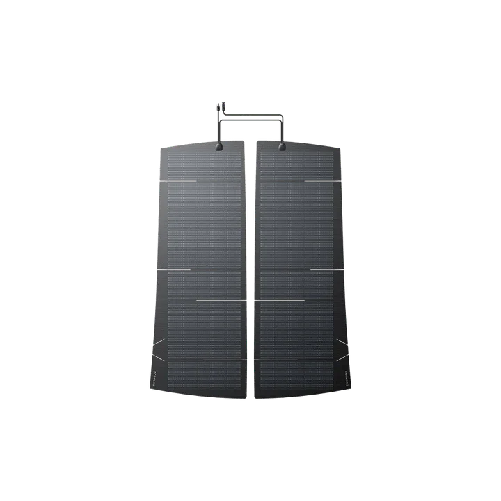 Painel Solar EcoFlow HeatGuard 256W para Tesla Model 3
