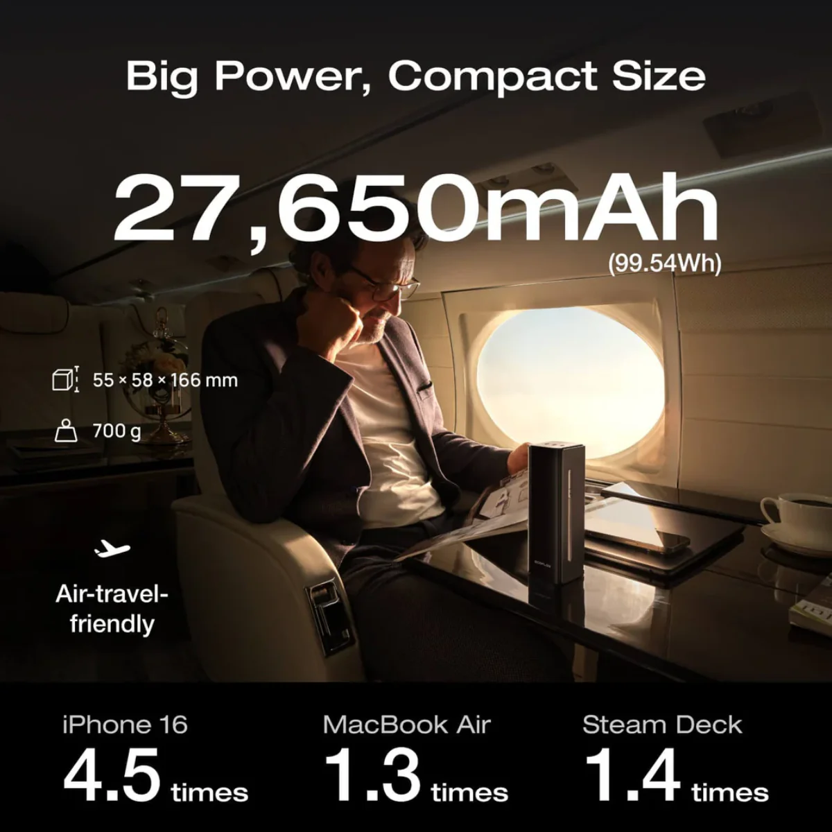 PowerBank EcoFlow Rapid Pro 27650mAh 300W c/Cabo Integrado de 140W - Image 7